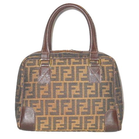 fendi brown zucca bag|fendi zucca bag vintage.